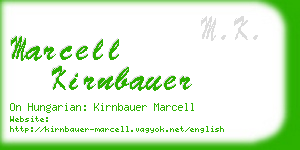 marcell kirnbauer business card